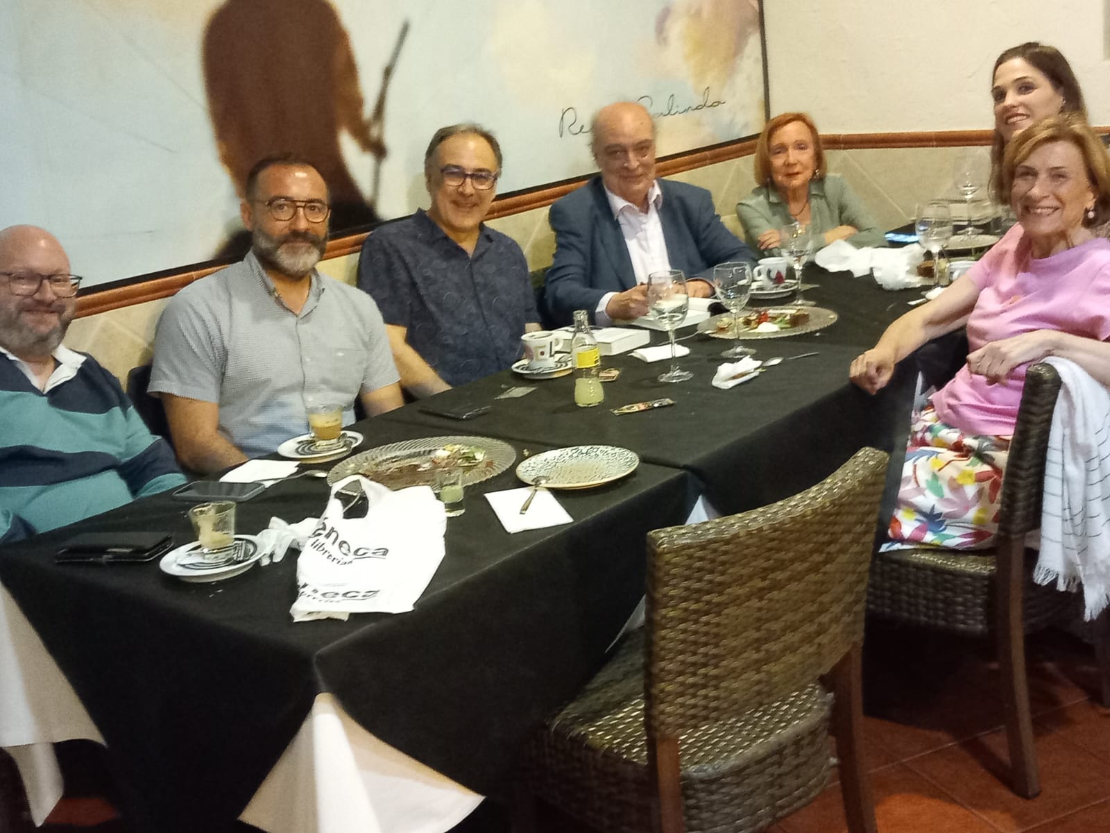 Cena en Elche. E.Boix. JJ Rastrollo, J. Cebrián, Manuela, Angeles Cena en Elche. E.Boix. JJ Rastrollo. J. Cebrián, Manuela, Angeles